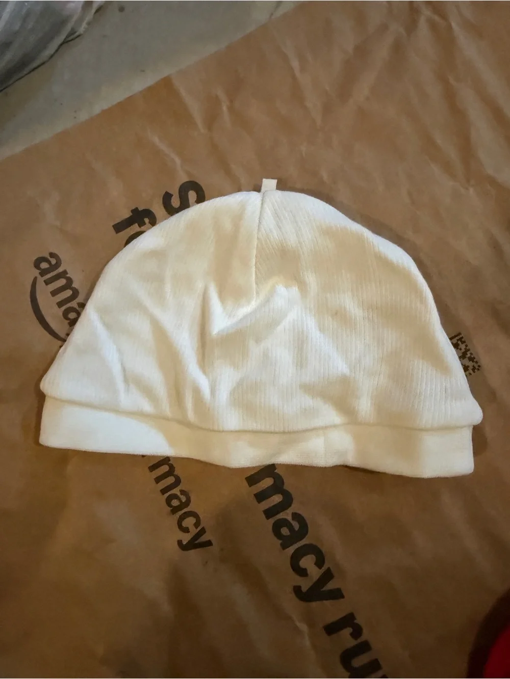 Old Navy Kids Cream Knit Beanie